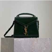 생로랑 카산드라 미니 탑핸들 백 그린 602716
