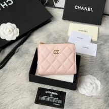 샤넬 캐비어 지퍼 반지갑 16컬러 AP3999B