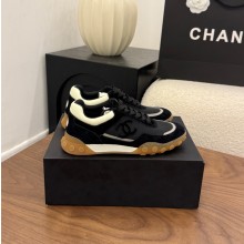 샤넬 26SS  CC 로고 믹스드 파이버 스웨이드  스니커즈 G47269