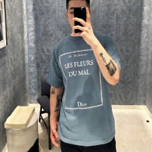 디올 릴렉스드 핏 북 커버 자수 티셔츠 683J610A0677  D