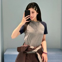 미우미우 저지 티셔츠 MJNA18SOOO1842  D