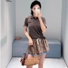 미우미우 캐시미어 폴로 티셔츠 MML01V  D