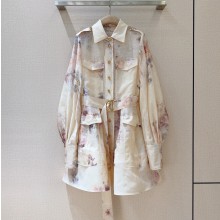 짐머만 플로럴 프린트 벨트 미니 드레스 5153DF251  H