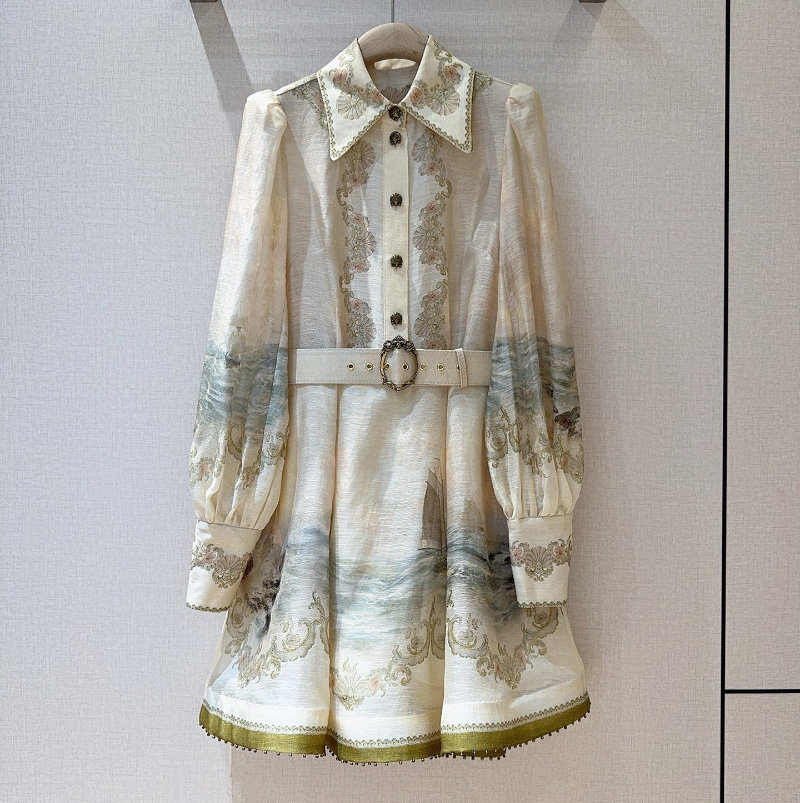 짐머만 버클 프린트 드레스 6561DC261SST  H