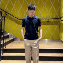 구찌 GG 슈프림 코튼 실크 폴로 셔츠 855058XKFEN  H