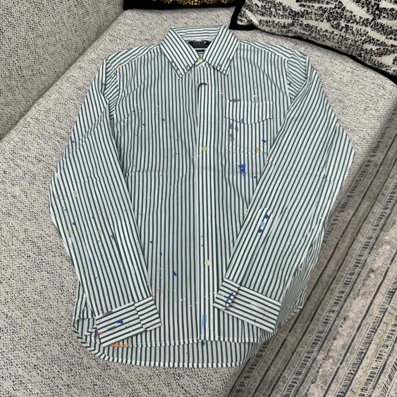 폴로 랄프로렌 스트라이프 버튼 셔츠 710P03882  J