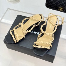 샤넬 26SS CC 로고 스트랩 레더 하이힐 샌들 5컬러 G47172