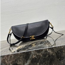 셀린느 리틀 하프문 소프트 트리옹프 백  블랙 L10373778