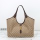 구찌 26SS 여성 메르카토 라지 토트백 샌드/브라운 870693