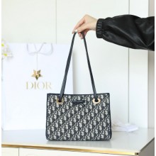 디올 스몰 오블리크 쇼핑백 블루 M1410OTZQ