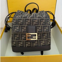 펜디 플록 FF 데님 백팩 8BZ057