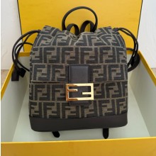 펜디 플록 FF 데님 백팩 8BZ057