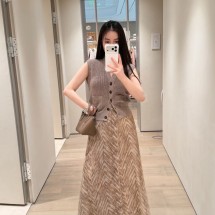 브루넬로쿠치넬리 스파클링 코튼 베스트 MST263326CCJ17  H