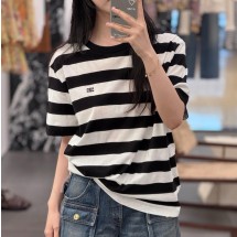 셀린느 트라이옴프 스트라이프 루즈 티셔츠 RX02Q326E  H