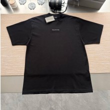발렌시아가 뉴 백 미디엄 핏 티셔츠 764235TPVK11569  D