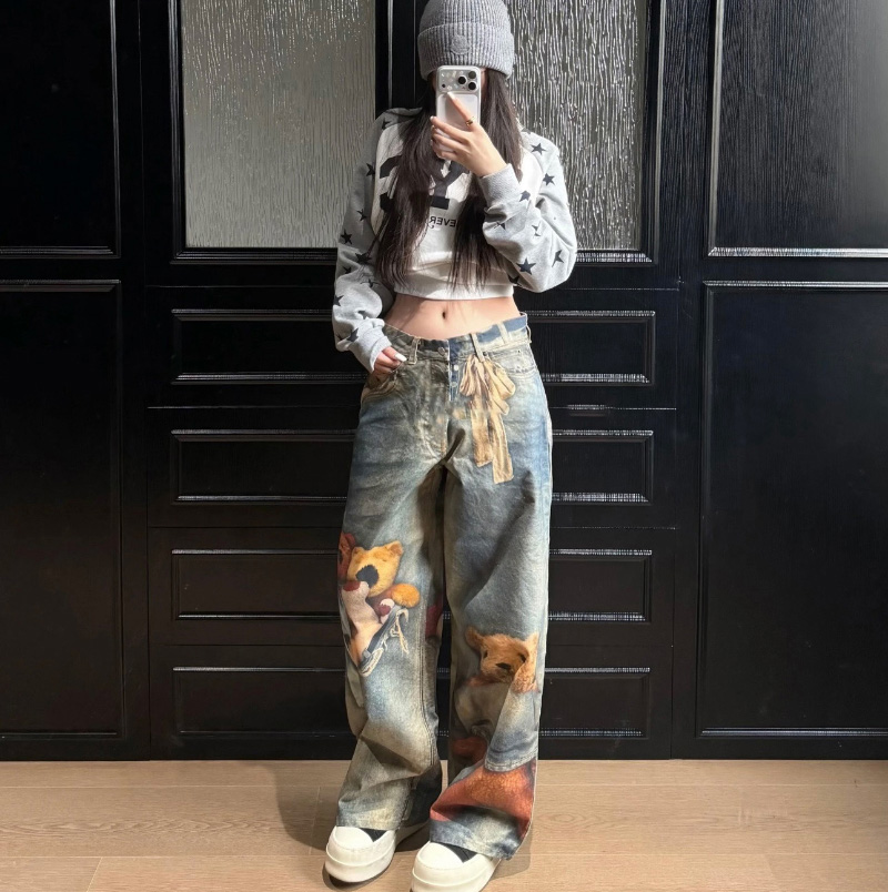 아크네스튜디오 청바지 루즈핏 1981 진 블루 CK0138-AUZ  D