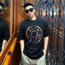 아크네스튜디오 원형로고 박스핏 반팔 티셔츠 CL0294  D