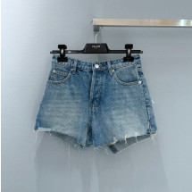 알렉산더왕 바이트 디스트레스드 데님 반바지 4DC2244299  H