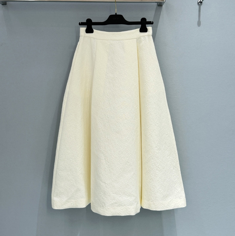 디올 미디 스커트 611J19A3B84  H