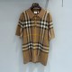 버버리 체크 니트 남여공용 반팔  80549191  H