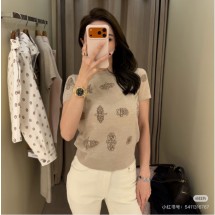 에르메스 티셔츠 짧은 소매 페라노리 패턴 H6E2685DCMV34  H