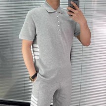 톰브라운 사이드 사선바 폴로 셔츠 2컬러 MJP110A  H