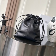 셀린느 스몰 크리스탈 파우치 블랙 123662J79