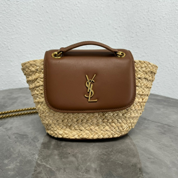 생로랑  라피아 미니 마농 숄더백 774269