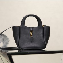 생로랑 LE 5 A 7 베이비 비아 블랙 가죽 872469