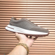 로로피아나 26SS  FAP9780 위크 엔드 브라운 스니커즈 구 FAM1719