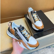 펜디 FLOW 플로우 스니커즈 화이트 카멜 7E1392AJZHF1OU1