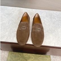 구찌 드라이버 홀스빗 브라운 7658590PV00