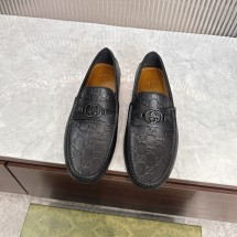 구찌 GG 홀스빗 가죽 남성 로퍼 블랙  795279