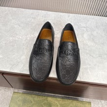 구찌 GG 홀스빗 가죽 남성 로퍼 블랙  795279