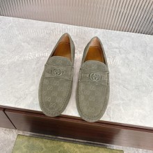 구찌 GG 홀스빗 스웨이드 남성 로퍼  795279AADWB
