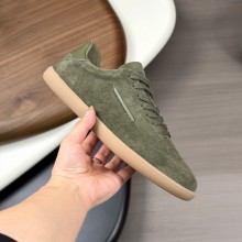 제냐 26SS 에르메네질도제냐 스웨이드 스니커즈 카키 LHSOYS8218ZNYT