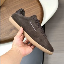 제냐 26SS 에르메네질도제냐 스웨이드 스니커즈 브라운 LHSOYS8218ZNYT