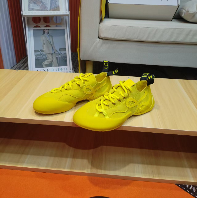 로에베 SS26 남여공용 그립 스니커즈 옐로우 L814282X78