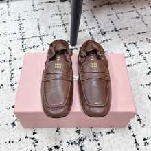 미우미우 26SS 루슈 나파 로퍼 5D341E  X