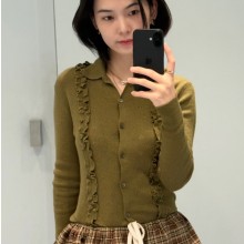 미우미우 캐시미어 실크 가디건 MMF02Q  H