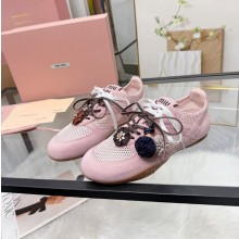 미우미우 26SS 로프 및 스웨이드 스니커즈 5E589E
