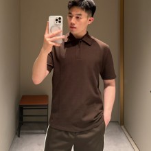 로에베 아나그램 로고 코튼 피케 남성 반팔 폴로 2컬러 H526Y23XA1  Y