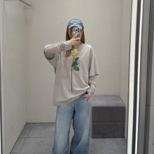 아크네스튜디오 레이어드 티셔츠 AL0515  Y