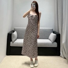 미우미우 롱 크레이프 드레스 MF6450  H