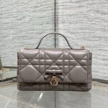 디올 마이 텐더 디올 탑 핸들 백 미니 그레이 계열 S0987OGYD