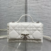 디올 마이 텐더 디올 탑 핸들 백 미니 화이트 S0987OGYD