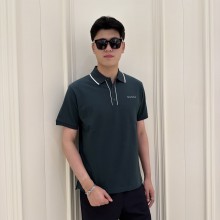 구찌 자수로고 카라 반팔 남성 PK티셔츠 806250  H