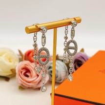 에르메스 Chaine d'ancre Chaos Fancy 이어링 패션 귀걸이 4.3CM H222509B
