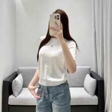 생로랑 고품질 여성 반팔 티셔츠 2컬러 01 H