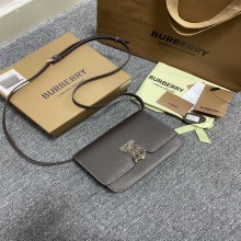 버버리 그레이니 레더 스몰 TB 백 커피색
